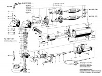 Bosch 0 601 311 014  Angle Grinder 240 V / Eu Spare Parts